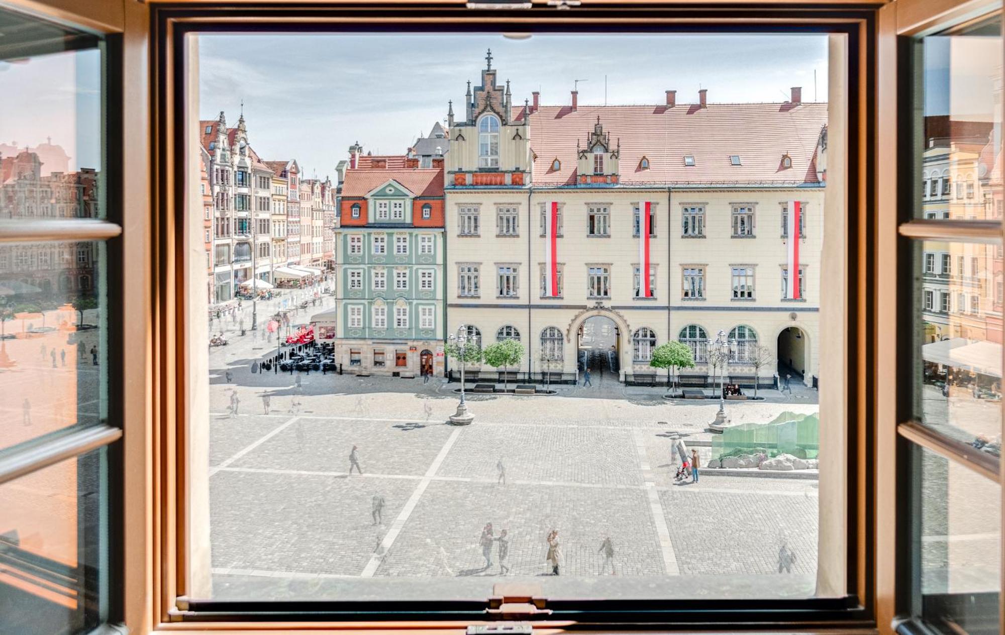 Rynek 3 Main Market Square Wrocław Buitenkant foto