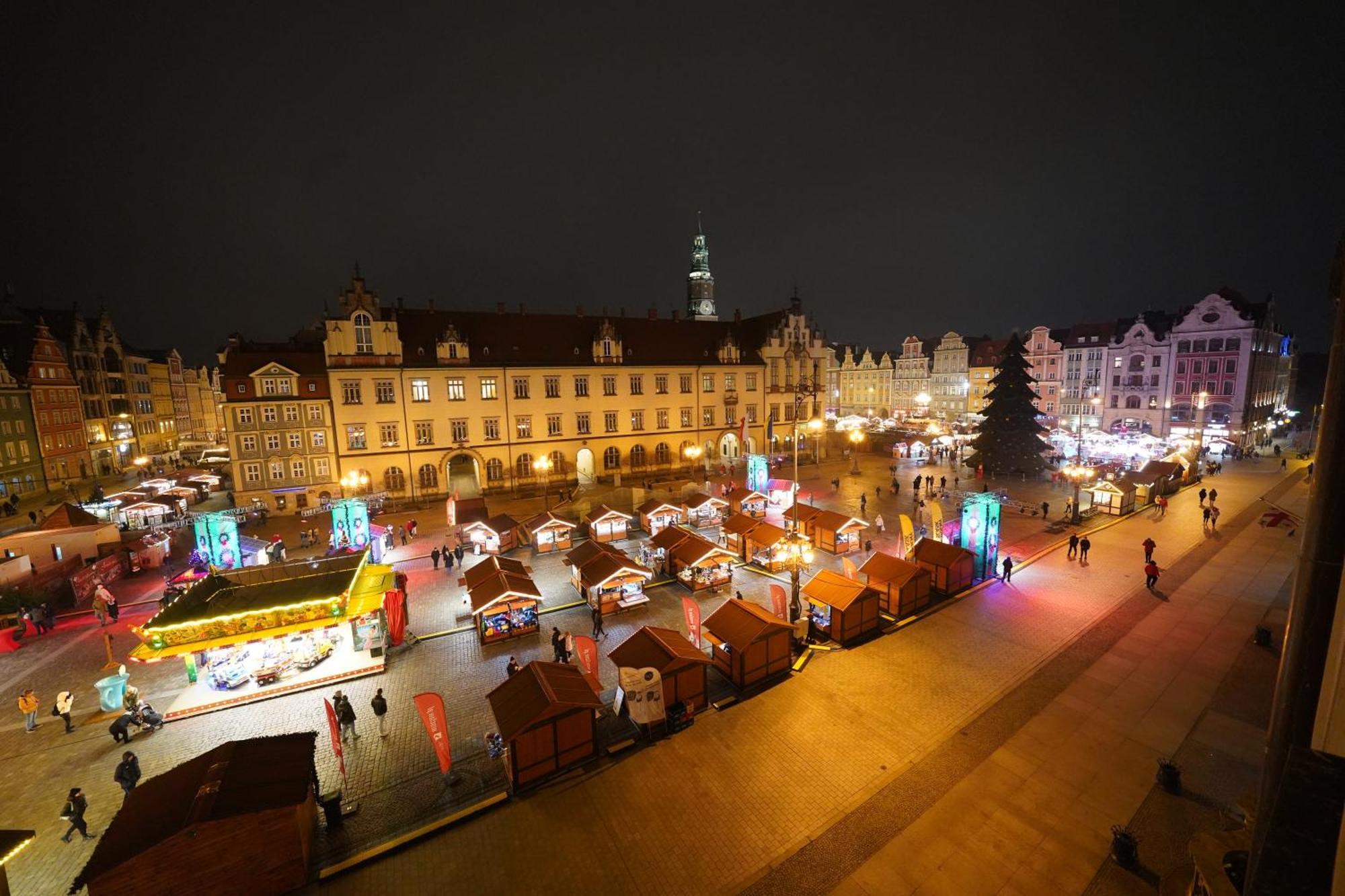 Rynek 3 Main Market Square Wrocław Buitenkant foto